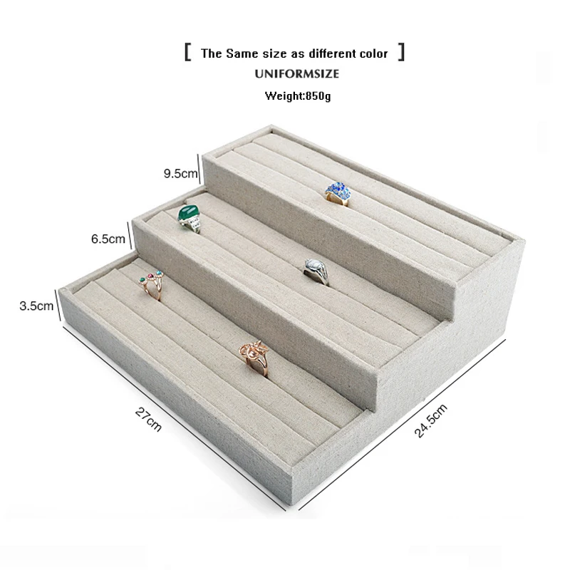 

Ring Holder Display Shelf Rings Display Jewelry Organizer Boxes Quality Rings Organizer Stoage Case