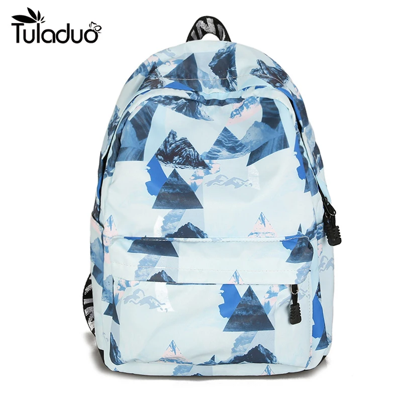 Новинка 2019 года для женщин рюкзак милая девушка печати рюкзаки Bookbag школьные