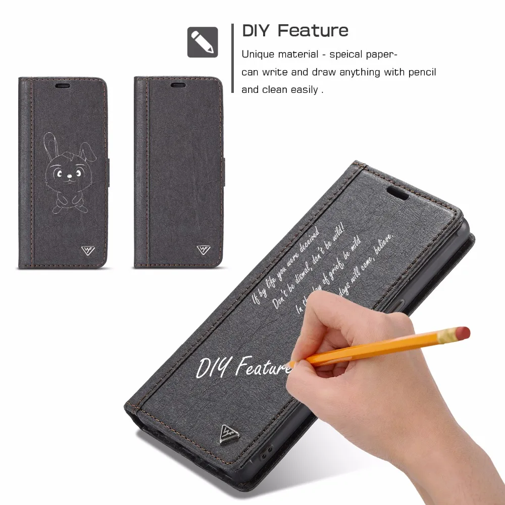 Роскошные Книга Стиль Флип кожаный чехол для samsung Galaxy Note 8 бумажник держатель карт