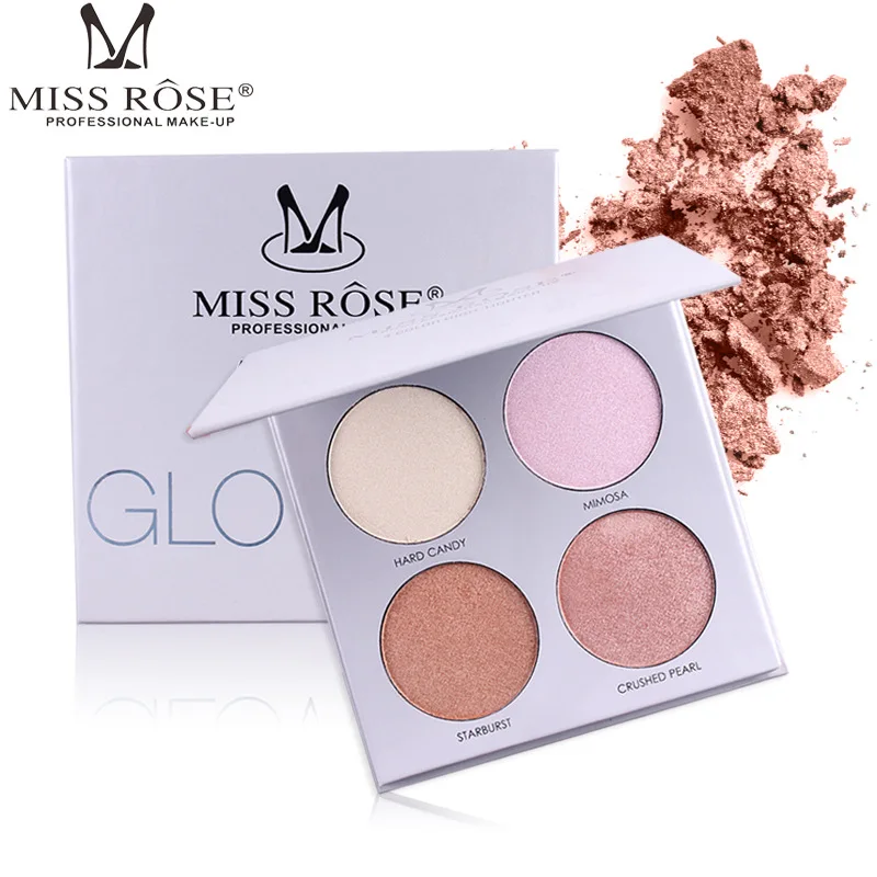 Miss rose макияж 6 цветов Северное освещение симфония светящаяся палитра Хамелеон