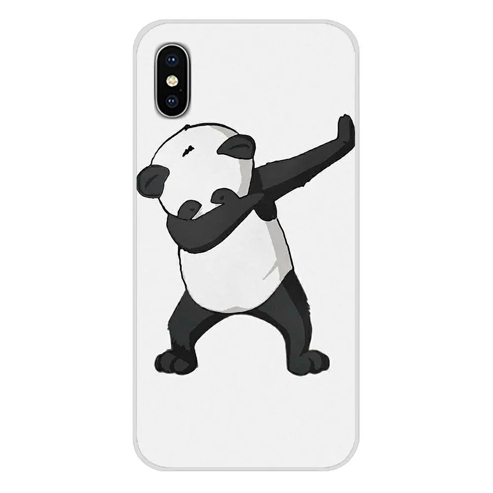 Аксессуары чехлы для телефонов Samsung Galaxy S3 S4 S5 Mini S6 S7 Edge S8 S9 S10 Lite Plus Note 4 5 8 9 Panda Dab