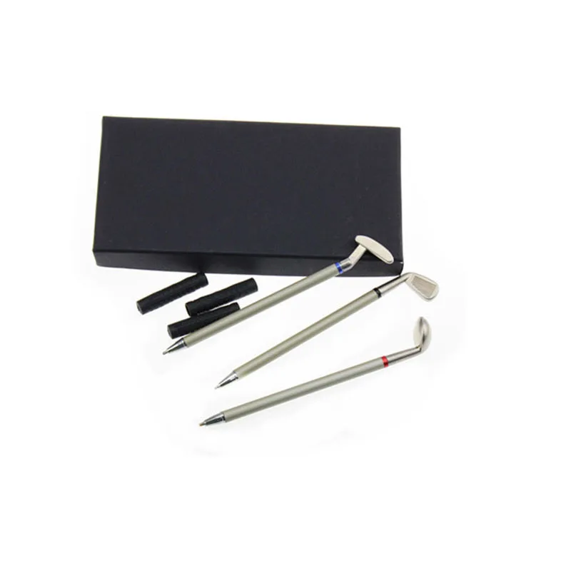 Подарочная шариковая ручка из сплава в форме клюшек для гольфа новый дизайн 3