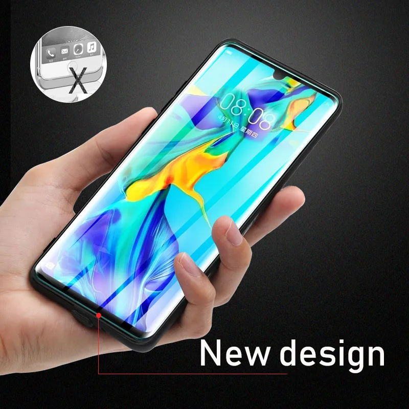 Чехол для зарядного устройства huawei p20 p30 pro mate 20 ультратонкий кожаный чехол