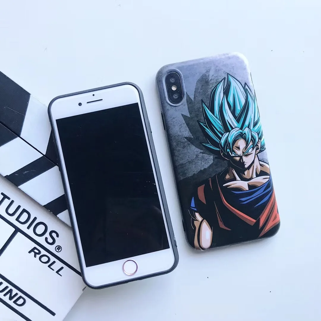 Dragon Ball Супер Z мультфильм ГОКу Мягкие силиконовый защитный чехол для iphone 6 S плюс 7 8
