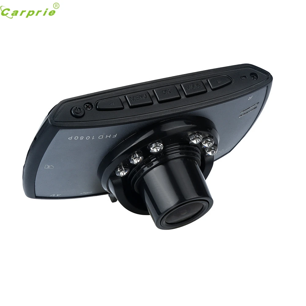 CARPRIE DVR камера 2х автомобильный 1080P 2," Full HD DVR автомобиль камера для приборной панели видеорегистратор g-сенсор ночного видения с 6 объективами с фиксированным фокусом