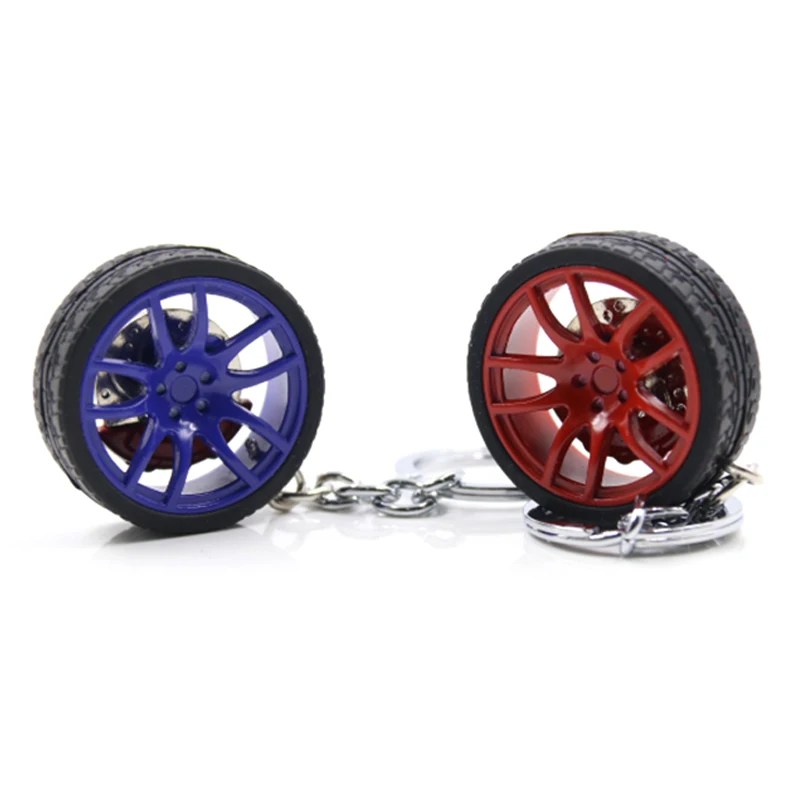 LEOSPORT-RIM брелок для ключей колеса автомобиля Nos Turbo брелок металлический с тормозными дисками 002