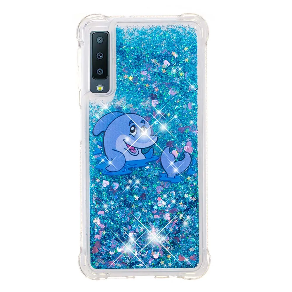 Case for Samsung Galaxy A7 A 7 2018 A750 750 SM-A750FN SM-A750 SM-A750G SM A750FN A750G Quicksand TPU Silicone Phone Cover |