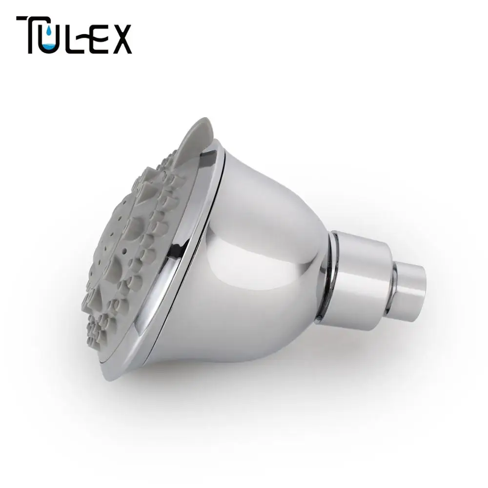 TULEX сменная насадка для душа фиксированное Крепление G1/2' семь функций полированная хромированная насадка для душа одиночная головка - Цвет: HJ-01
