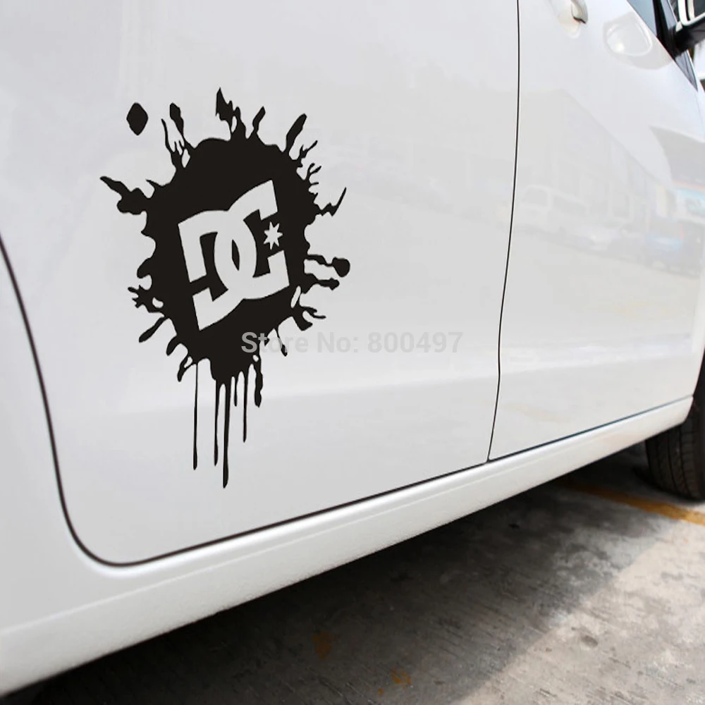 10 x автомобильные наклейки Ken Block DC чернильные логотипы для Tesla Toyota Chevrolet Volkswagen VW