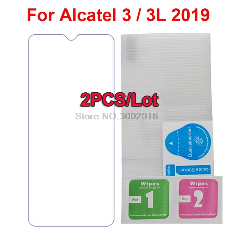 2 шт. для Alcatel 3 5053D 5053Y 5053 D Alcatel3 защитная пленка из закаленного стекла для Alcatel 3() 5053 [KY]