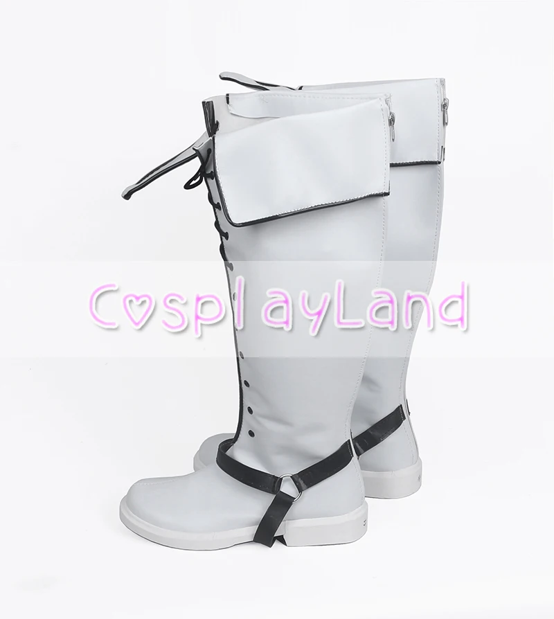 Fire Emblem Path of Radiance Zihark White Cosplay Shoes Boots Party Show Custom Made for Adult Men Costume | Тематическая одежда и