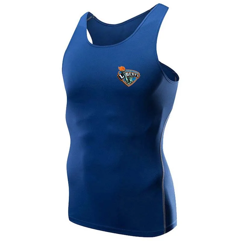 New York Liberty basketball Running Training Crossfit Men Vests quick dry compression tank top fitness Workout Clothing |
