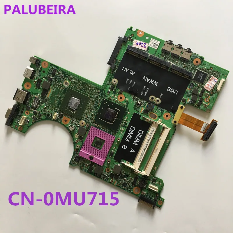 PALUBEIRA 07212-1 DH3 MB 48.4W101.011 для Dell XPS M1530 Материнская плата ноутбука CN-0MU715 0MU715 MU715 работает хорошо