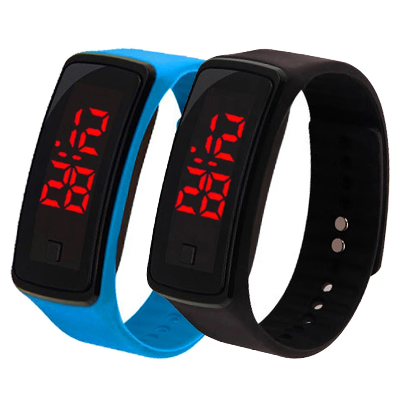Новинка 2019 спортивные электронные наручные часы со светодиодной подсветкой для