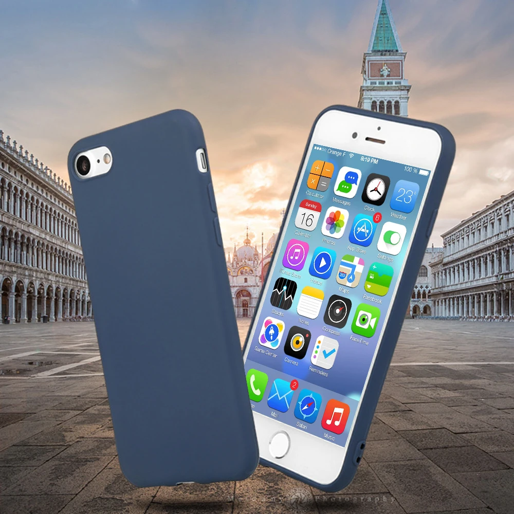 Противоударный чехол ярких цветов для iPhone X XR XS Max 6s 6 7 8 6S Plus мягкий силиконовый |