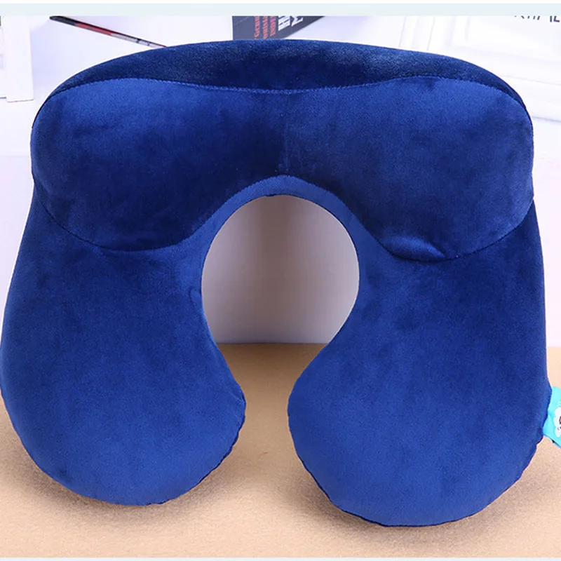 U образная подушка для путешествий самолета надувная шеи аксессуары удобные