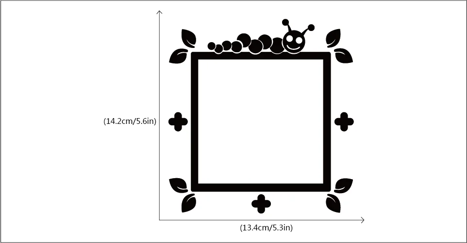 Light Switch Cover Surround Wall Sticker Decal Transfer Decoration | Дом и сад