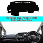 Коврик для внутренней панели автомобиля, ковер, подушка, солнцезащитный козырек, приборная панель для Honda Jazz Fit 2014, 2015, 2016, 2017, 2018, LHD, RHD