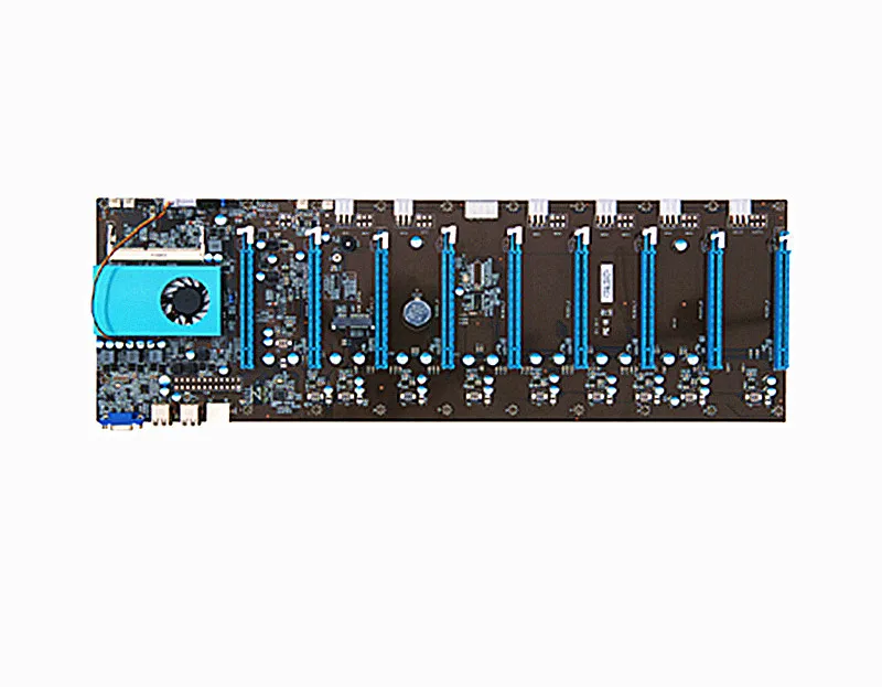 Плата майнинга ETH GPU 9 12 графическая карта PCI E X16 DDR3 M SATA SSD Встроенная Материнская