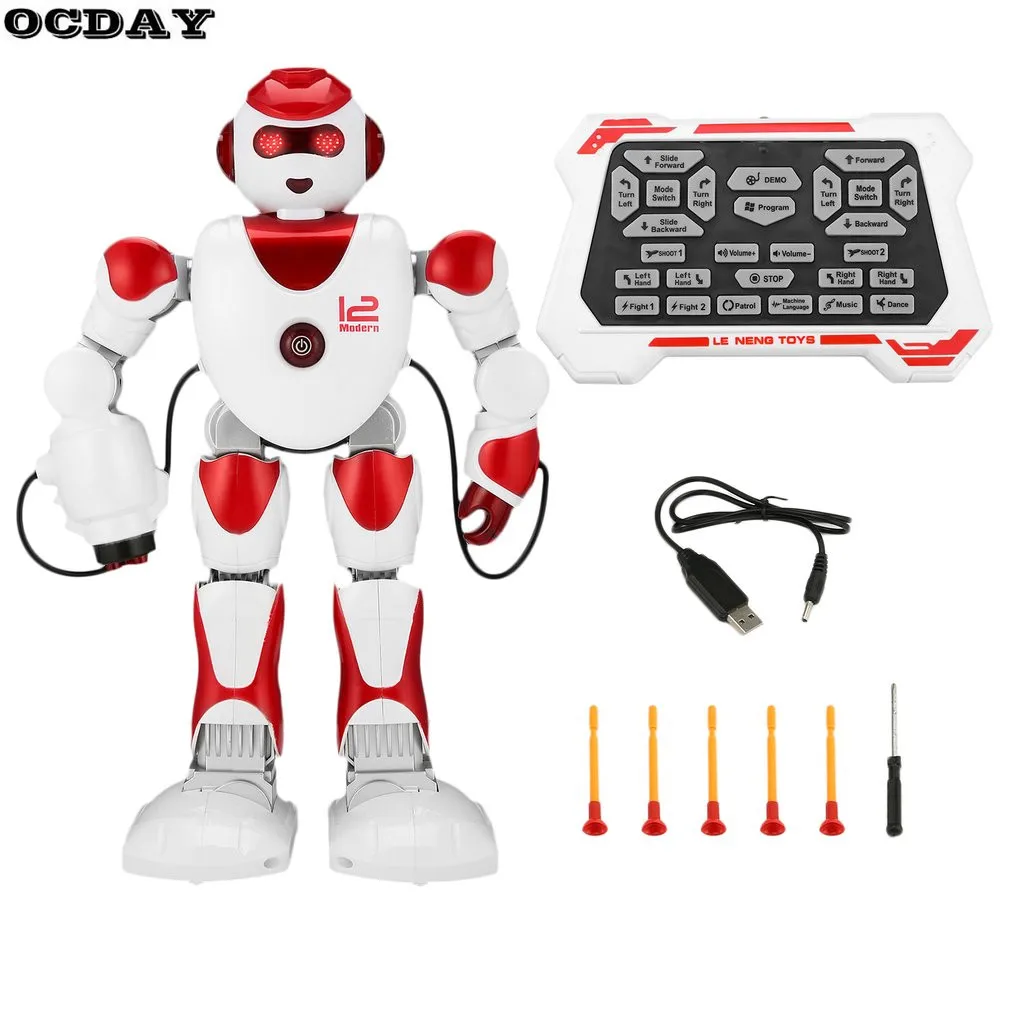 OCDAY K2 интеллектуальные Alpha RC робот Smart программирования гуманоид игрушки демо