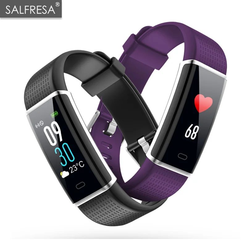 Смарт браслет gps Bluetooth несколько видов спорта фитнес трекер SALFRESA ID130C Удаленная
