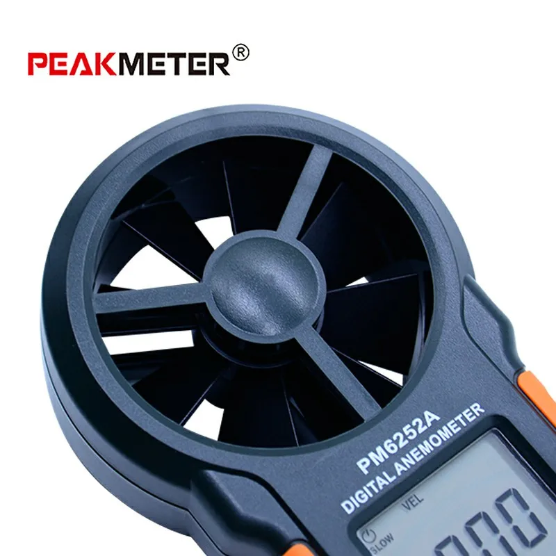 PEAKMETER PM6252A/B USB цифровой анемометр Температура Влажность скорость ветра