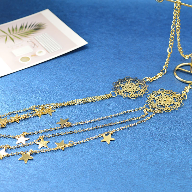 Женское длинное ожерелье Sunny Jewelry модное ювелирное изделие высокого качества со