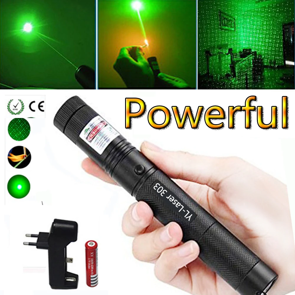 Зеленый лазер Охотничий Тактический прицел Высокая мощность Зеленая Точка 532 нм 5