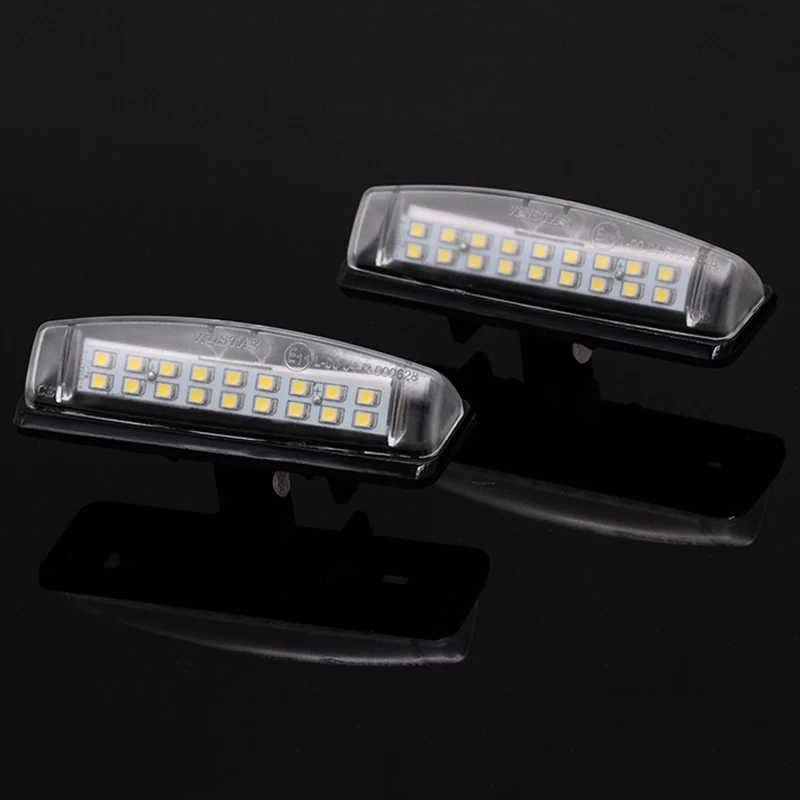 2x No Error Xenon White 6000k 18SMD Car LED Number License Plate Light for Toyota Camry/Aurion Avensis Verso Echo Prius | Автомобили и