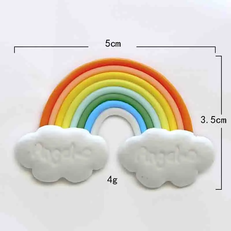 Rainbow1 Принцесса Радуга облака 3D Funy стереоскопический Super Mario Bros магниты на холодильник стикер сообщений детская игрушка подарок на день рождения - Цвет: Rainbow1
