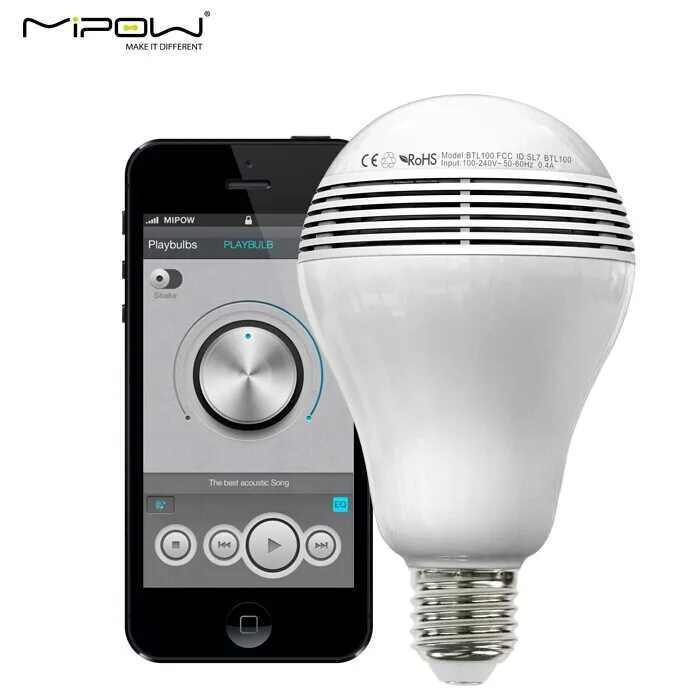 MIPOW PlayBulb беспроводной Bluetooth 4 0 динамик умный светодиодный новый декоративный