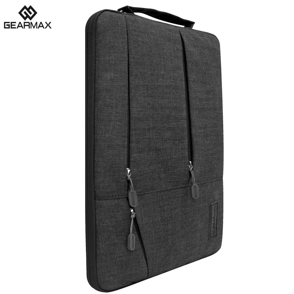 Черный Новое поступление рукав для ноутбука 13+ клавиатура чехол для MacBook сумка с ручкой для ноутбука для iPad Pro 12,9 дюйма сумки для ноутбуков 15,6 - Цвет: Черный