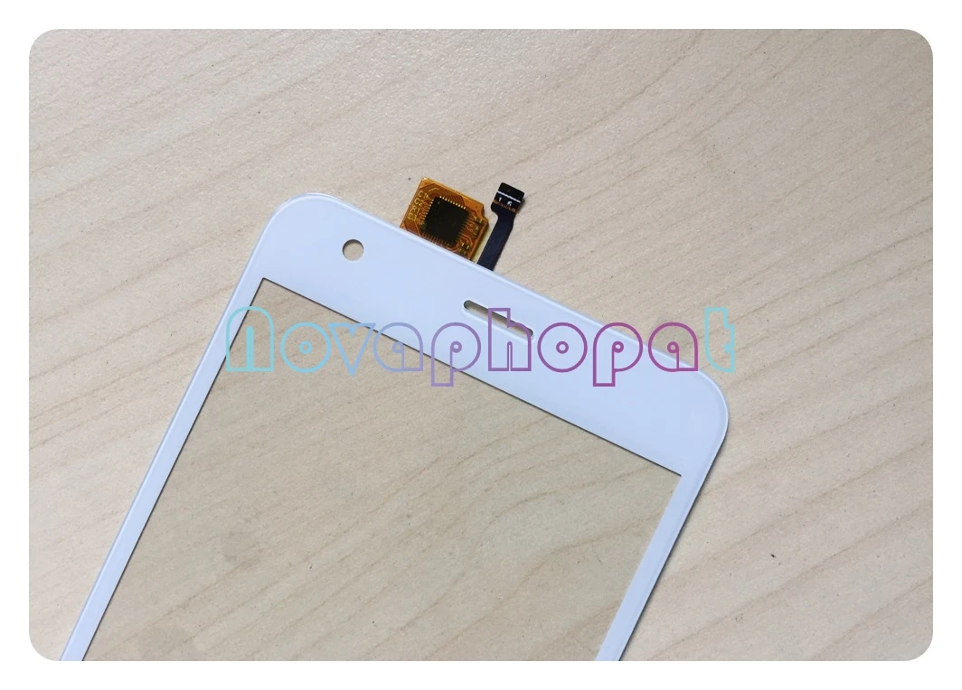 Novaphopat черный/белый сенсорный экран для Fly Power Plus 1 FS521 FS 521 дигитайзер сенсорная