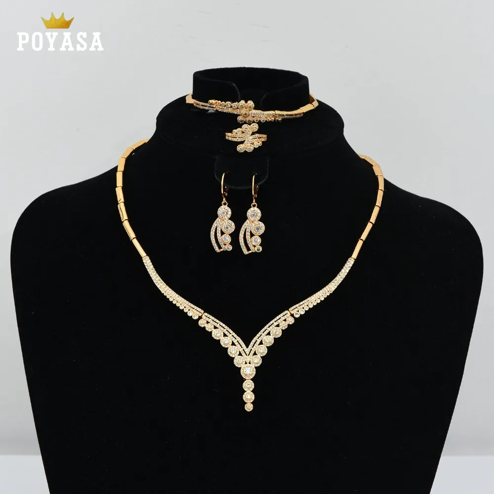 

Dubai gold jewelry sets women fashion necklace fine jewelry sets wedding gold jewelry sets