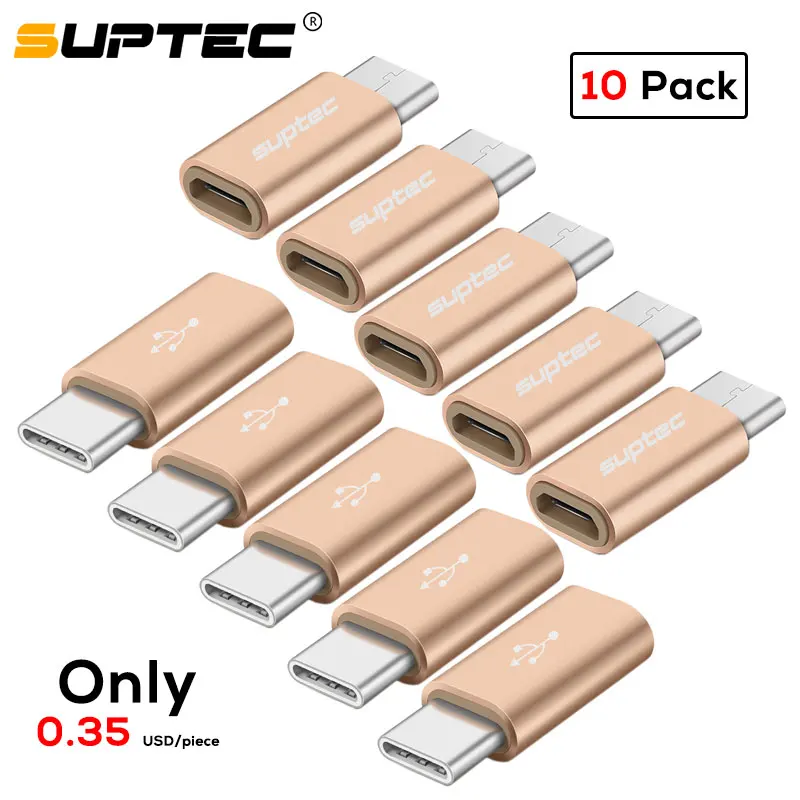 10 шт./упаковка адаптер USB Type C (папа) Micro (мама)|Переходники и адаптеры| |