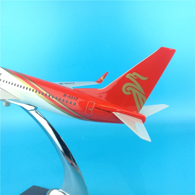 30 см Шэньчжэнь авиалиний Boeing 737 Смола самолет модель B737 airbus сувенирная Коллекция