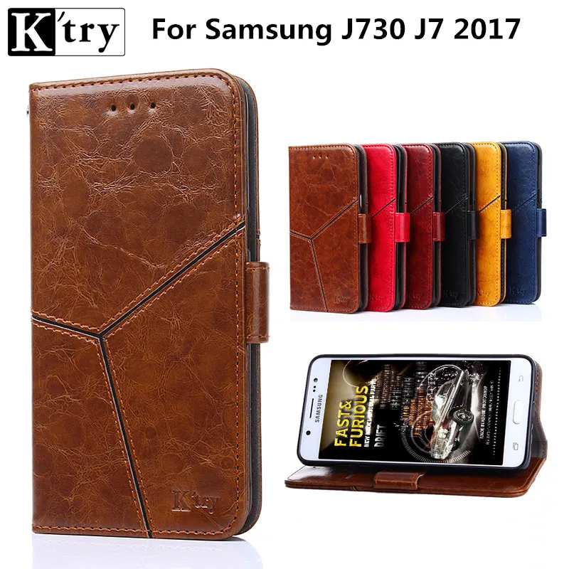 Чехол бумажник для Samsung Galaxy J7 2017 чехол из искусственной кожи с откидной крышкой