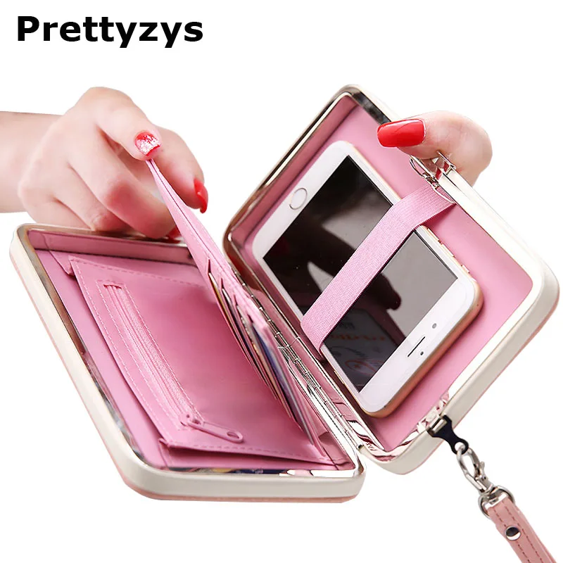 Prettyzyz длинный женский кошелек на высоком каблуке Женский бумажник для телефона