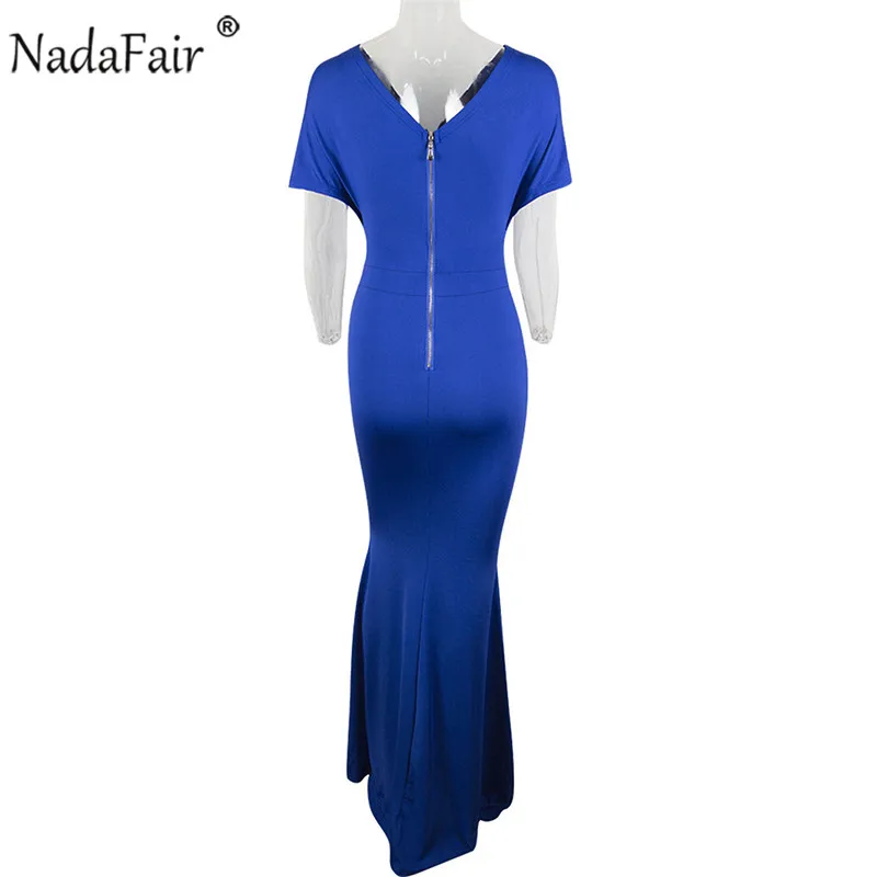Nadafair, с открытыми плечами, труба, женское, сексуальное, макси, вечерние, летнее, рукав летучая мышь, бодикон, длина до пола, длинное платье, Vestidos