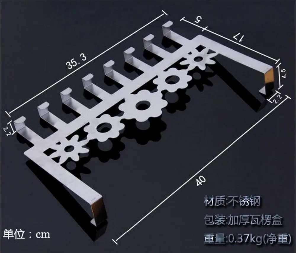 

Дверная Вешалка из нержавеющей стали, дверь от Крючки-гвозди, крючок для пальто, креативная дверь спальни с привязкой сзади