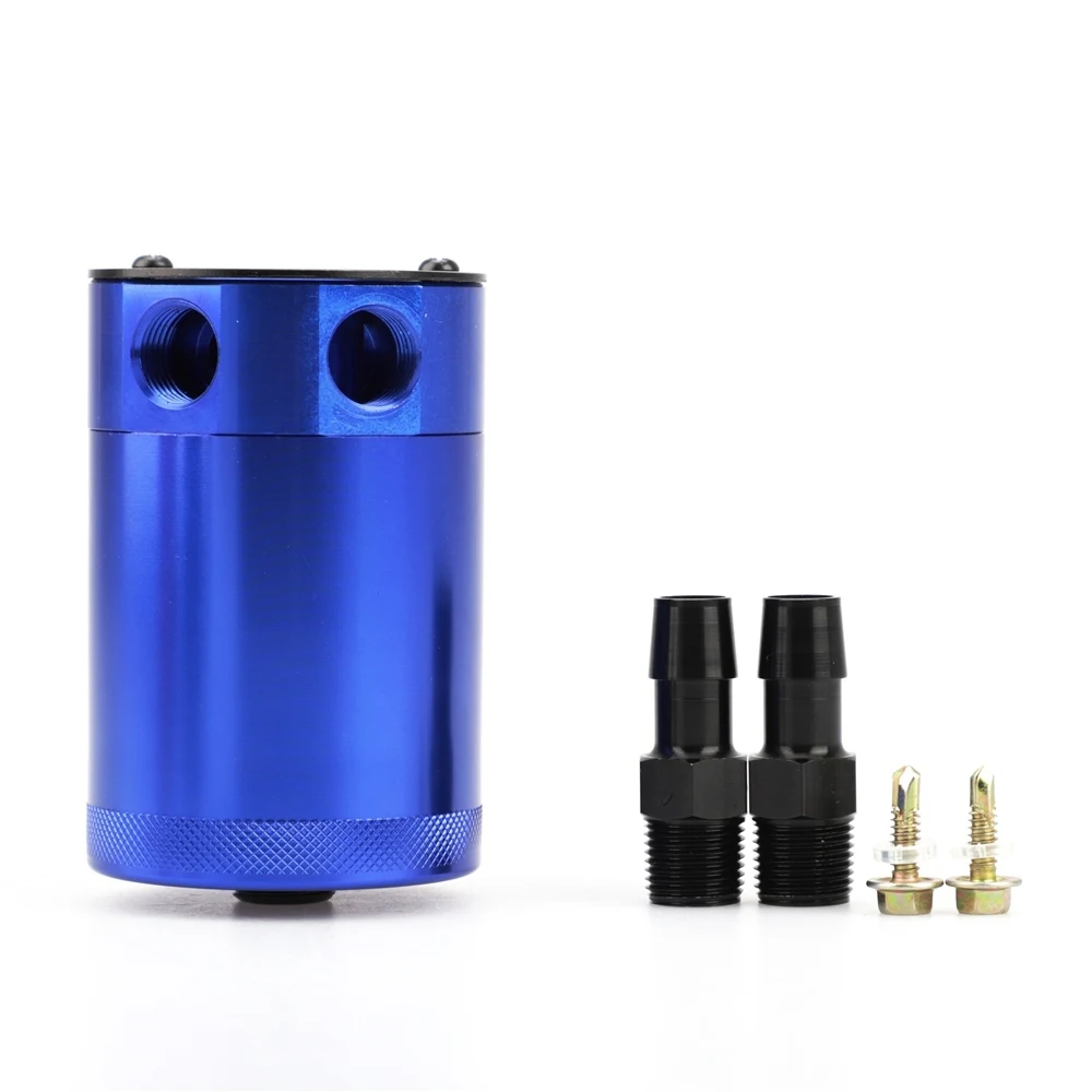 

Универсальный 300 мл масляный фиксатор с двумя отверстиями, компактный алюминиевый резервуар с перегородками, комплект масляного бака, 2-портовый топливный бак, дышащий чайник