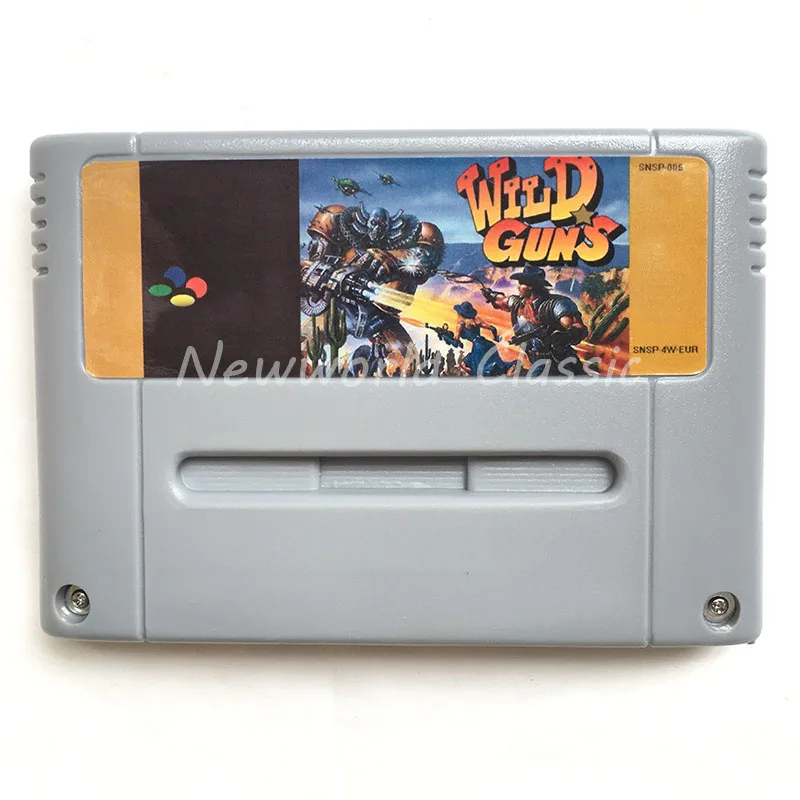 Картридж для видеоигр Wild Guns 16 бит картридж сборки игровой консоли версии EUR/PAL |