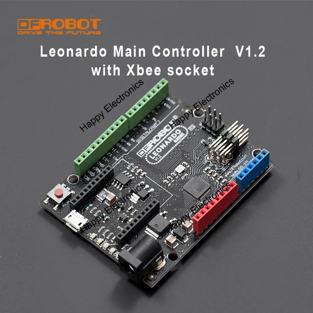 DFRobot 100% оригинальный Leonardo недорогой основной контроллер V1.2 ATmega32u4 с разъемом Xbee