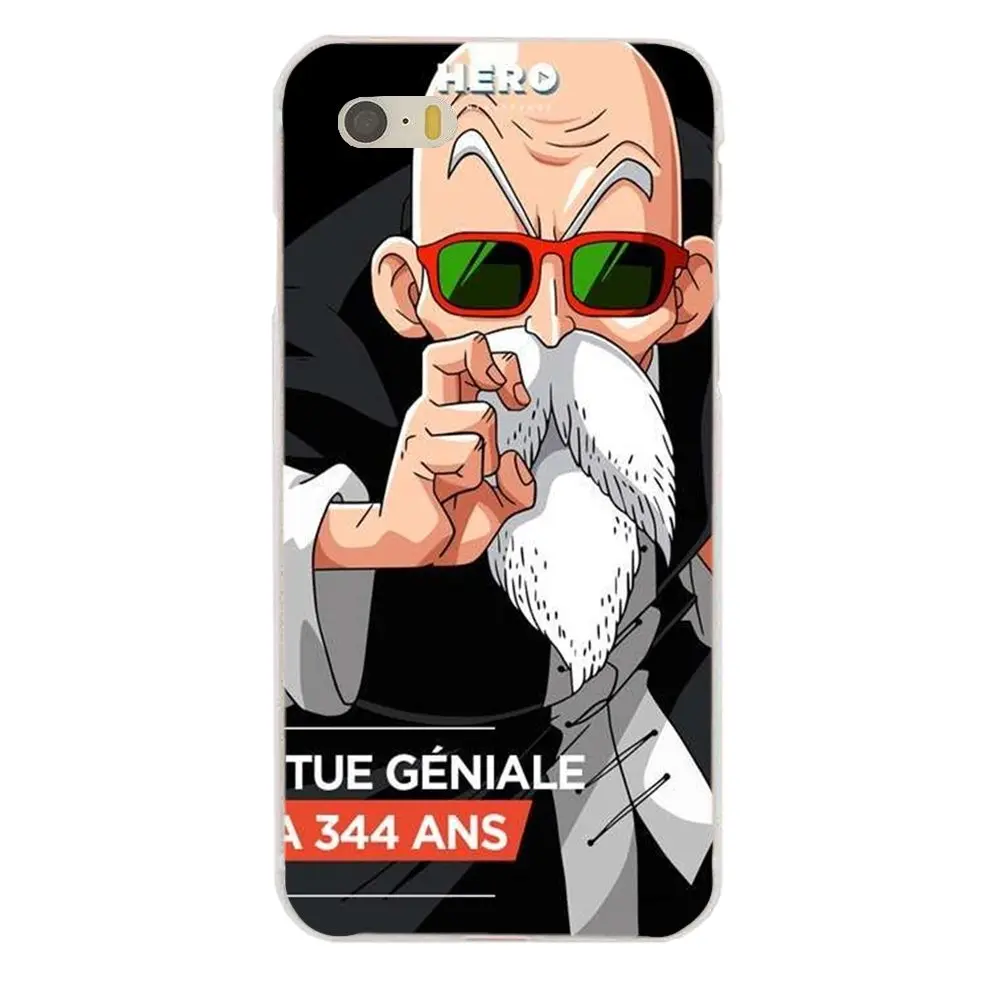 Чехол для мобильного телефона из ТПУ Dragon Ball Z Kame Sennin Master Roshi Apple iPhone 4 4S 5 5C 5S SE 6 6S 7 8 Plus