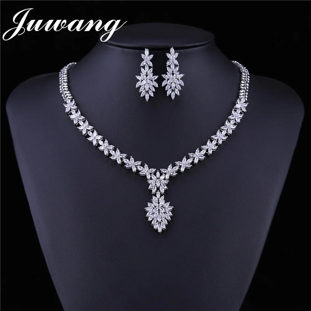 JUWANG золото Дубай ювелирные наборы Parure Bijoux Femme Mariage элегантный Африканский комплект ювелирных изделий для женщин Подарки на день Святого Валентина 925 - Окраска металла: style 12