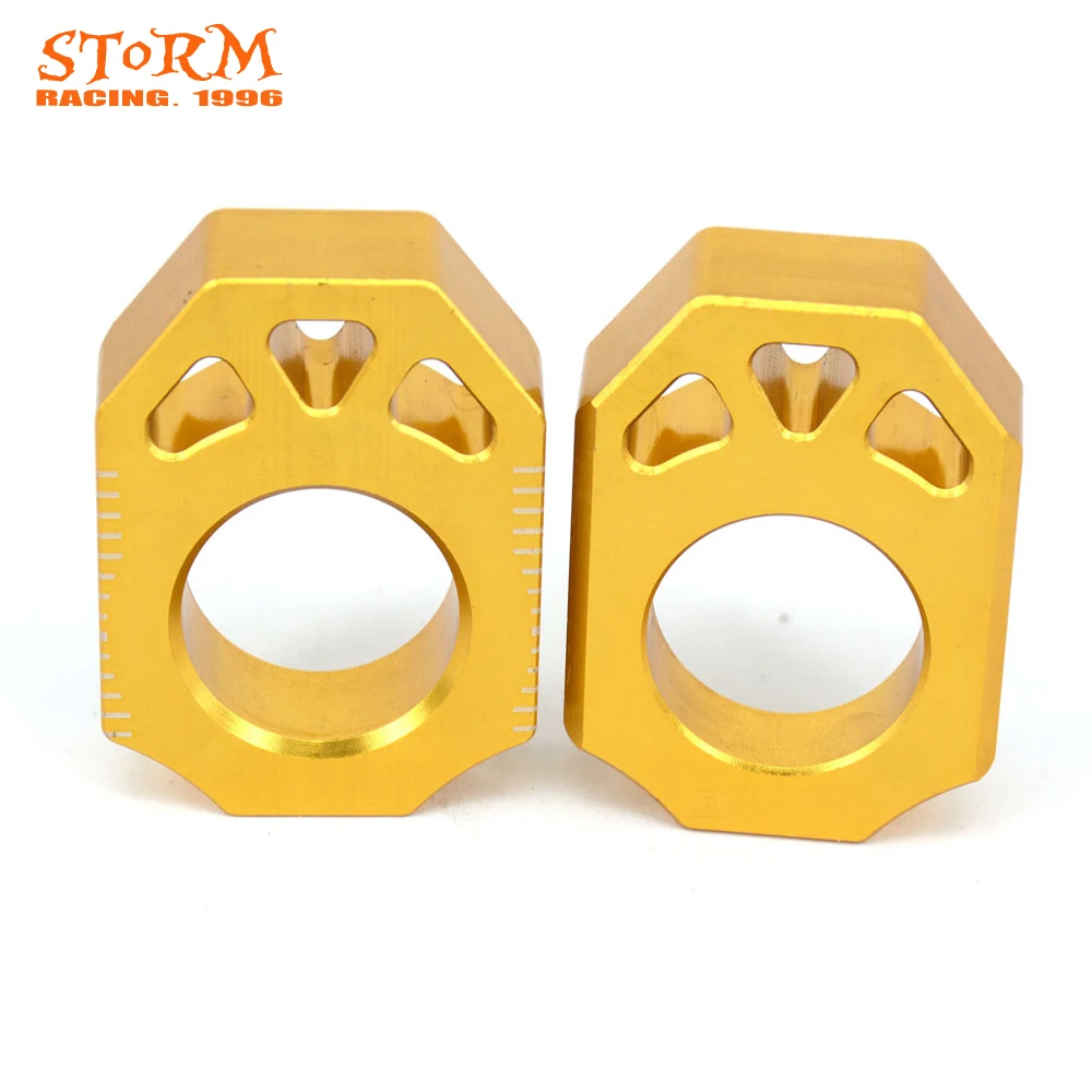 Мотоцикл CNC Золотая оси блок цепи регулятор для SUZUKI RMZ250 2004 2019 RMZ450 2005 RMX450Z 2010 2017