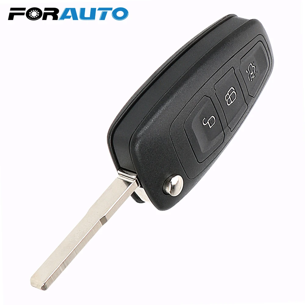

2 Buttons Car key Shell Flip Folding key Blank key blade Car Accessories Replacement Shell For Ford Focus 3 Fiesta Mondeo Remote