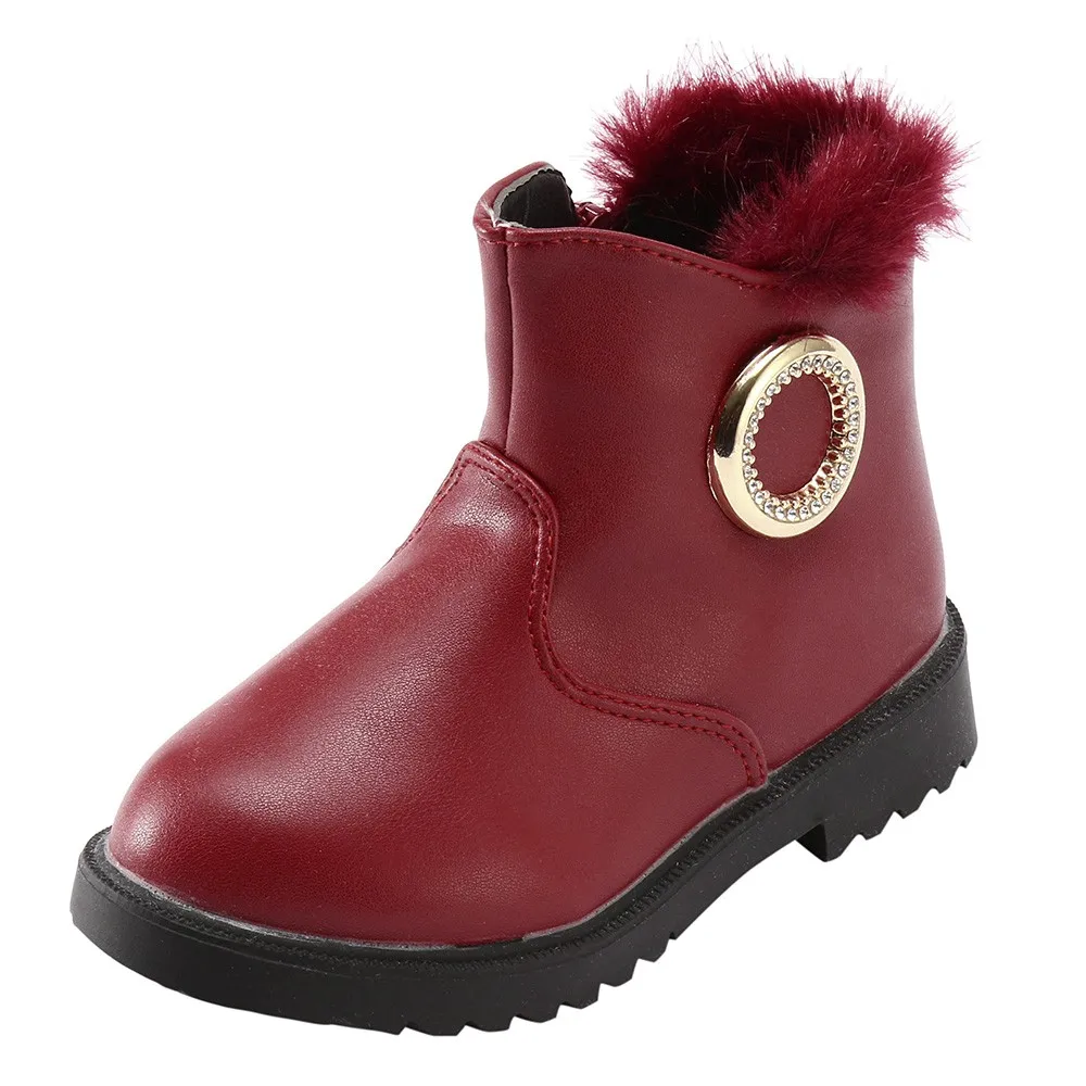 Детская обувь Новые модные зимние мягкие ботинки для маленьких мальчиков и