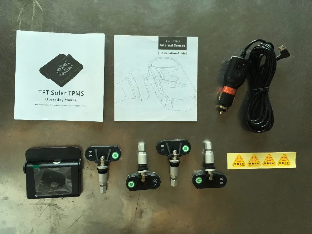 2017 новое поступление универсальный TFT Солнечный TPMS для автомобилей с внутренними