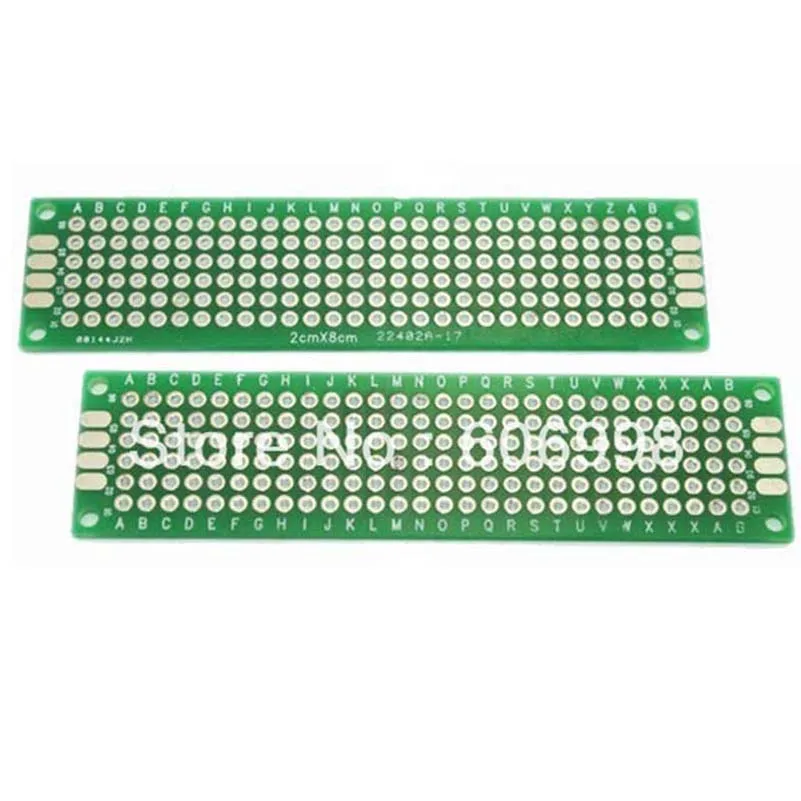 20 шт./лот 5x7 4x6 3x7 2x8 см двухсторонний Прототип PCB универсальная печатная плата DIY